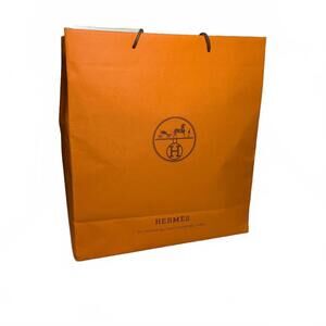 Authentic Hermes Large Shopping Paper Gift bag Large